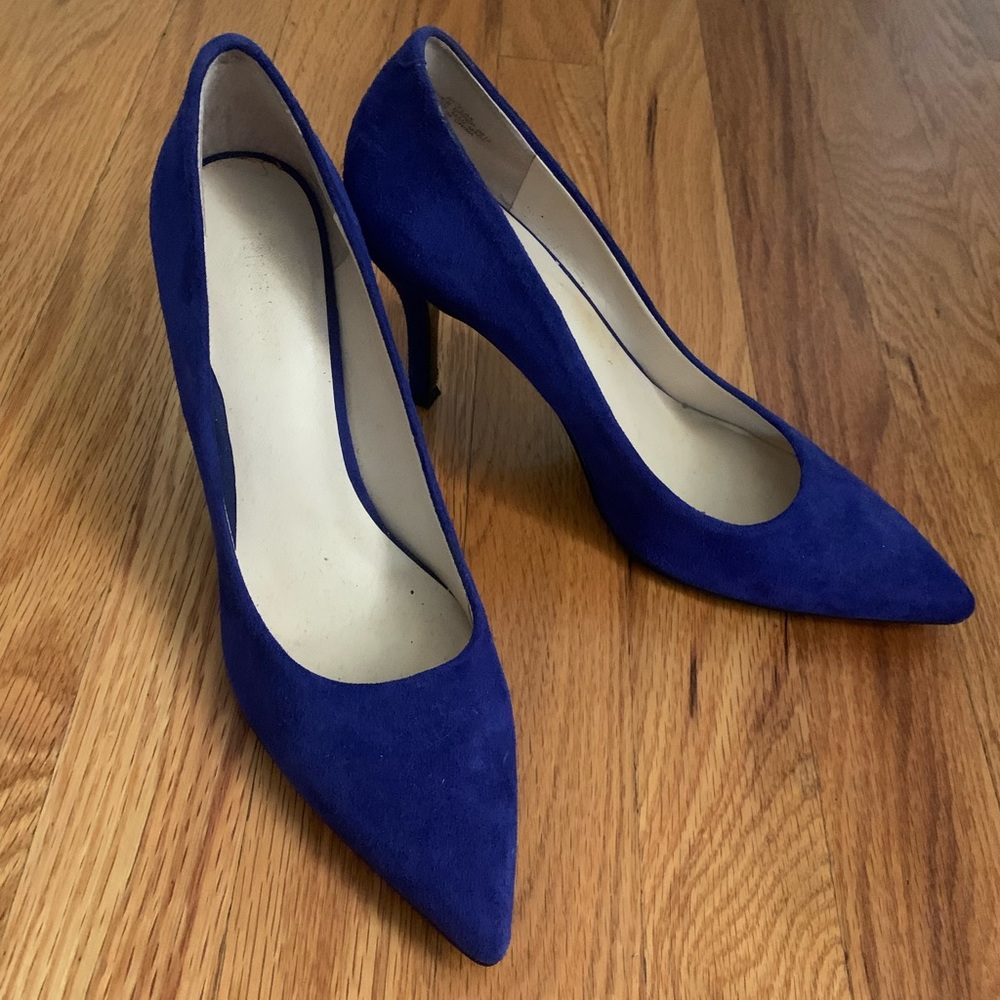 Royal blue Nine West heels